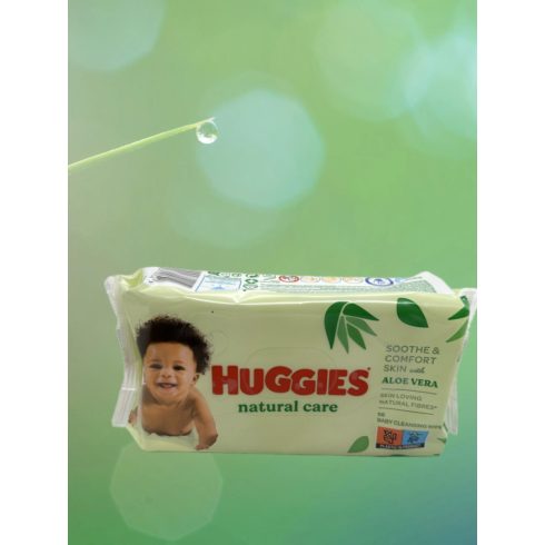 huggies nedves törlőkendő 56db natural care